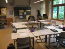 Foto eines Klassenraums